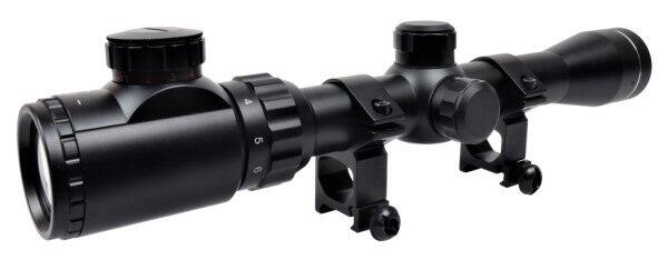 Selve sigtet kommer inkluderet med montage, samt batterier