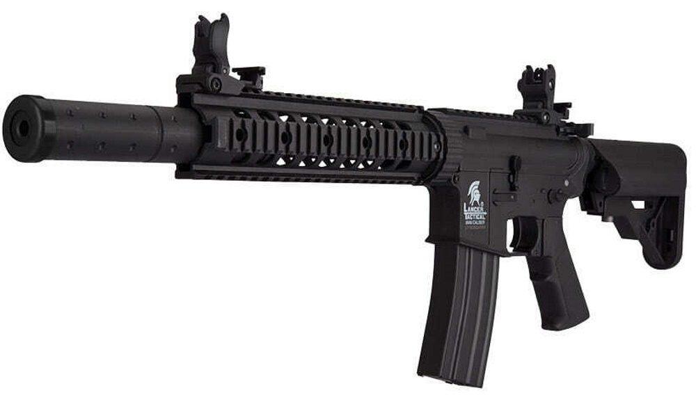 Hardball riflen har et rail system, hvilket gør det muligt at påsætte sigter, lygte, greb osv.