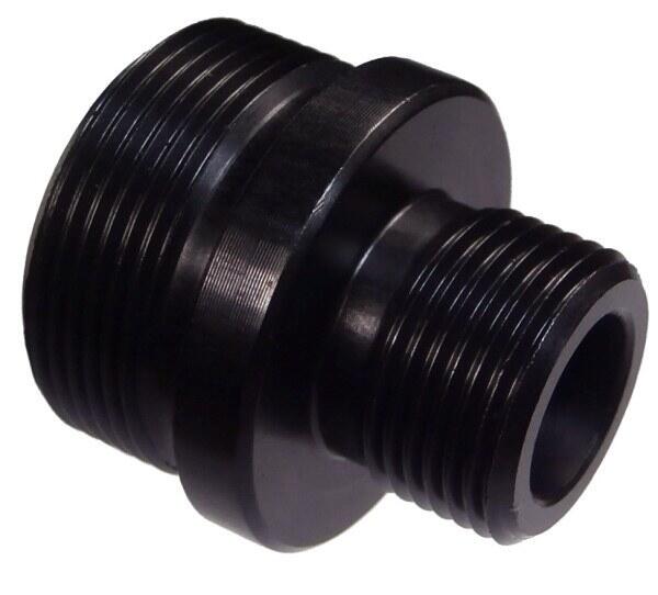 Dette er en adapter, som gør det muligt at påsætte en lyddæmper på ens Well MB03 sniper elle lign.