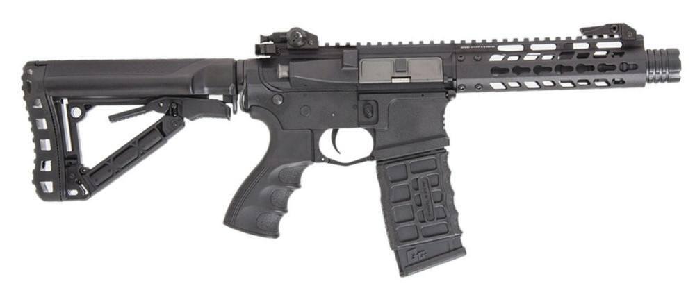 Riflen kommer med en krop, der er lavet i stærkt fiberplast