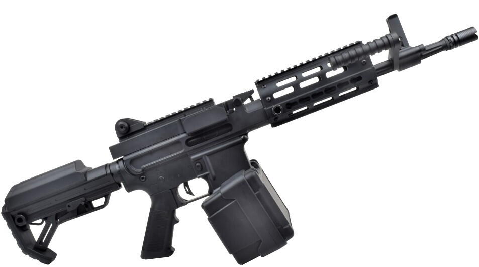 Denne riffel er perfekt hvis man vil prøve verdenen med LMG rifler