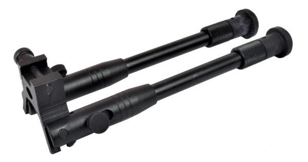 Denne bipod kan både foldes, samt justeres i længden