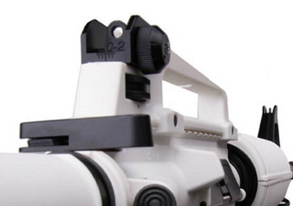 Selve riflen er lavet i polymer