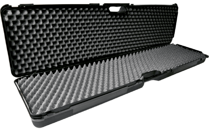 Kassen kommer med æggebakkeskum, som gør ens riffel ligger beskyttet, og fast