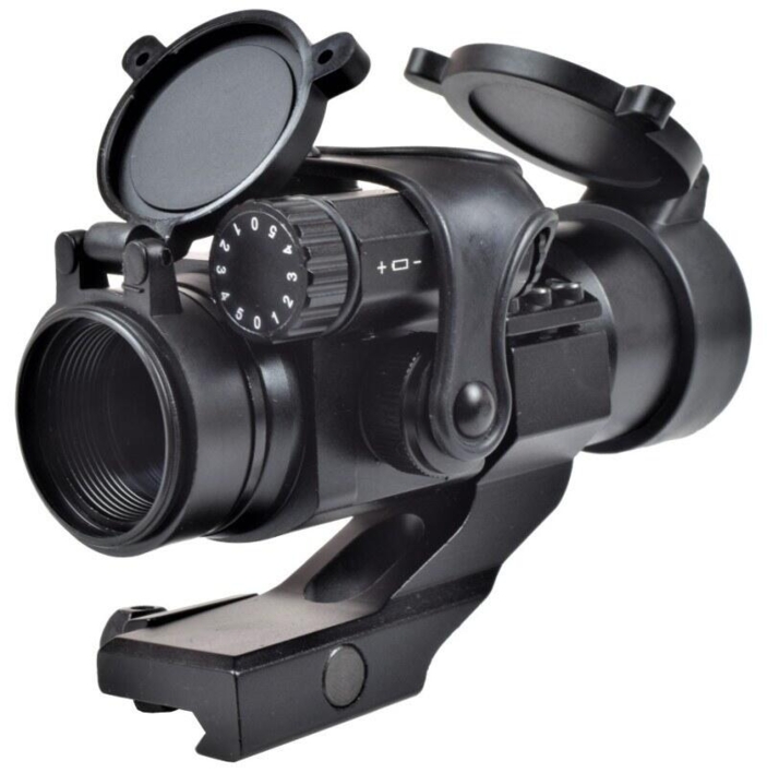 Reddot sigtet bruger 3x AG13 batterier der medfølger