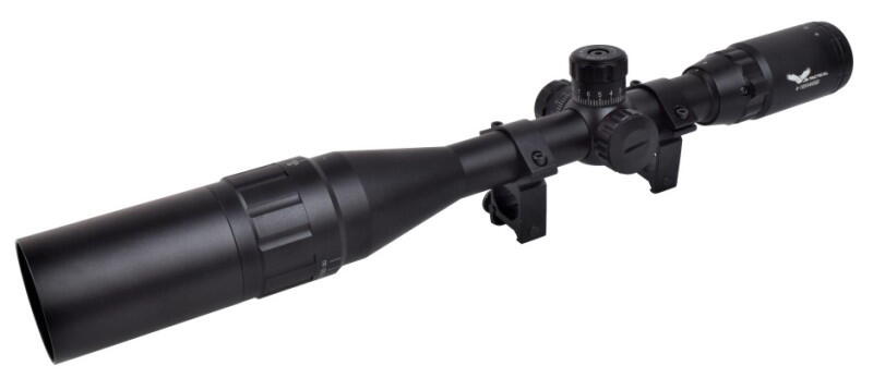 Sigtet kommer med en solskærm