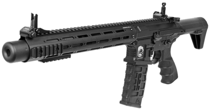 Internt har riflen er version 2 gearboks med 8mm lejer