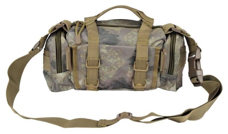 Tasken kommer med molle system bag på, hvilket gør den let at montere på vest/bælte