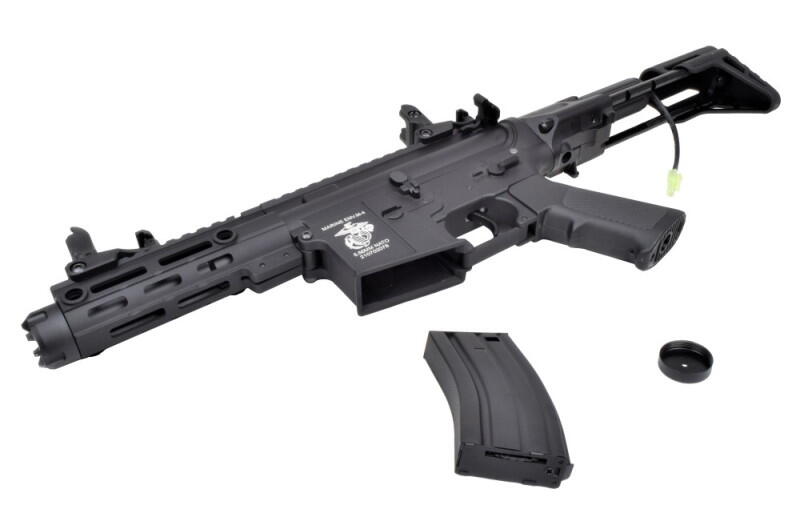 Riflen kommer IKKE inkluderet med batteri eller oplader