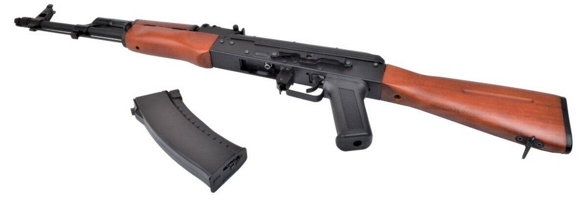 Magasinet til denne riffel har en kapacitet på 600 softgun kugler, og er et Hi-cap type