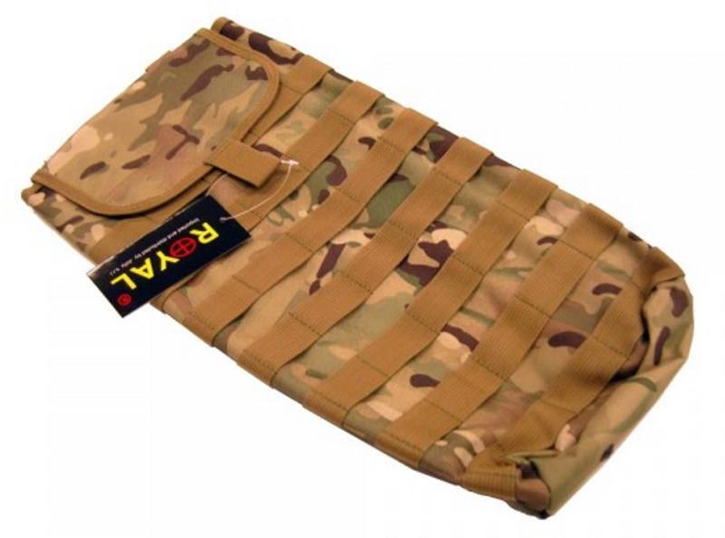 Denne Hydrations lomme kommer med molle system på ydersiden, samt monteres den på diverse veste med molle