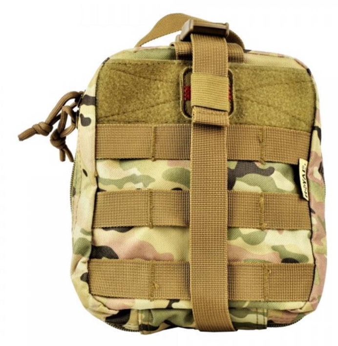 Stroppen på denne lomme sikre at pouchen ikke falder af valcro panelet