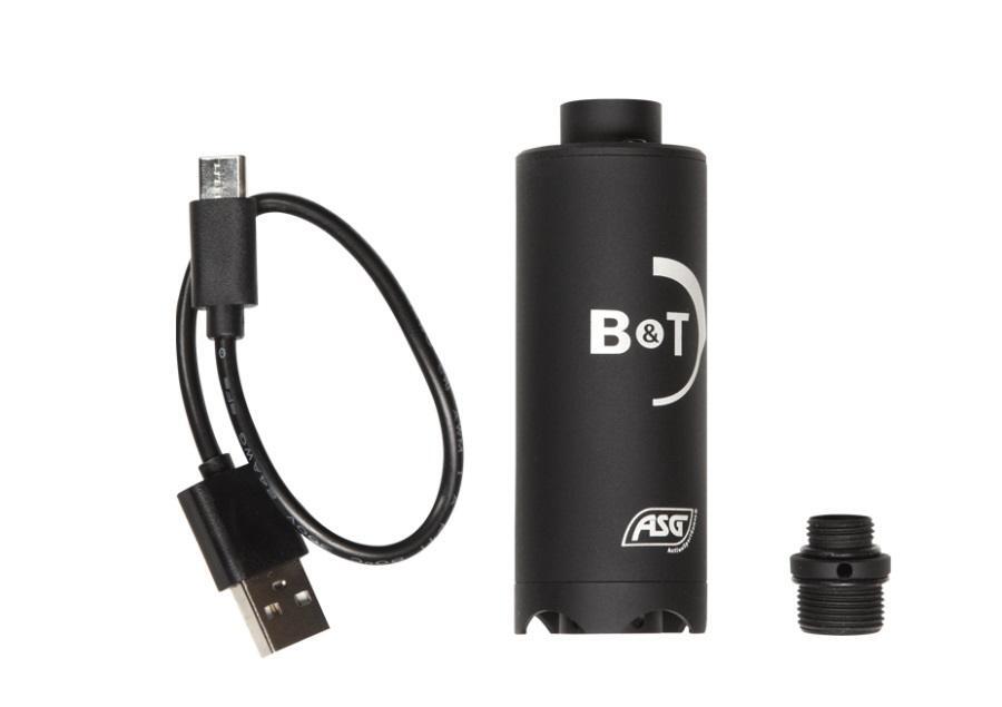 Denne tracer enhed kan både skyde med røde, samt grønne airsoft tracer kugler