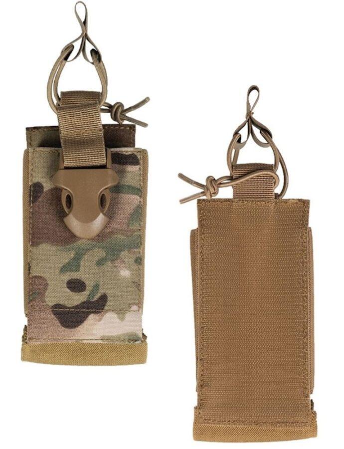 Denne lomme har velcro på bagsiden