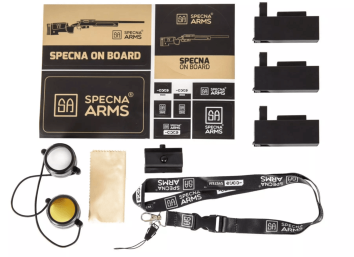 Denne riffel kommer inkluderet med 3x magasiner