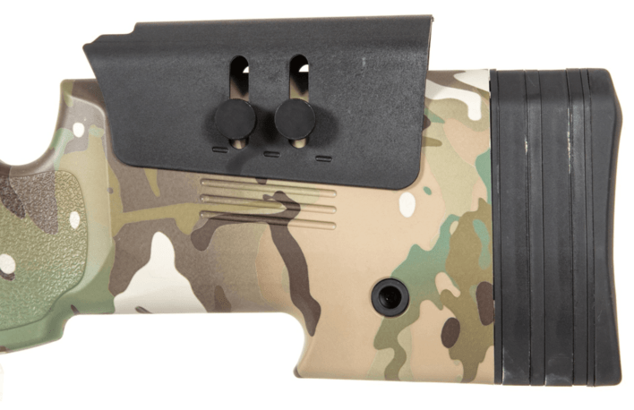 Kindpuden på M40A3 stil kolben er justerbar op og ned