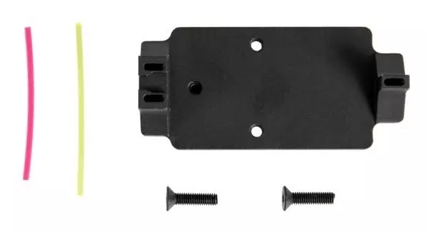 Her kan man se de grønne, samt røde fiber optiske stange