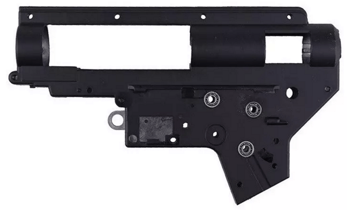 Gearboksen er forstærket og kommer med 8mm lejer