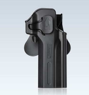 Dette hylster passer til Desert eagle, både med og uden rail system