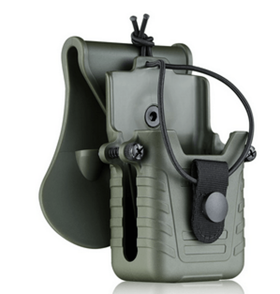 Med denne lomme sidder ens radio beskyttet, hvor man stadig hurtigt kan få den ind og ud