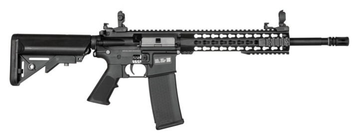 Geværet kommer med et keymod rail system