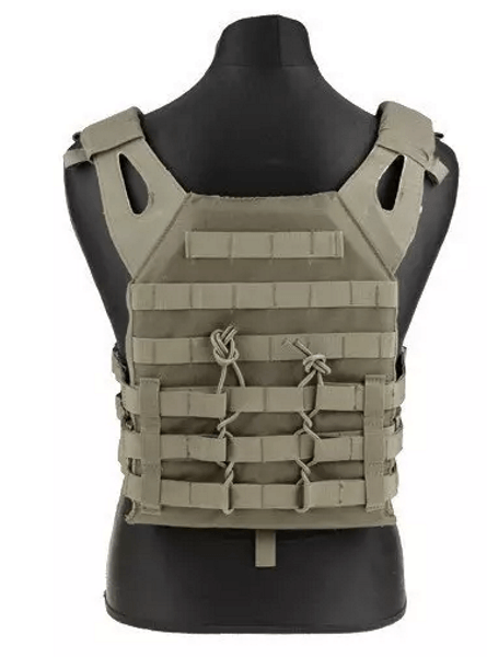 Farven på vesten er OD grøn, hvilket passer godt til den danske natur