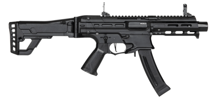 Riflen kommer med et Mosfet samt ETU, hvilket gør man kan indstille burst eller Full-auto