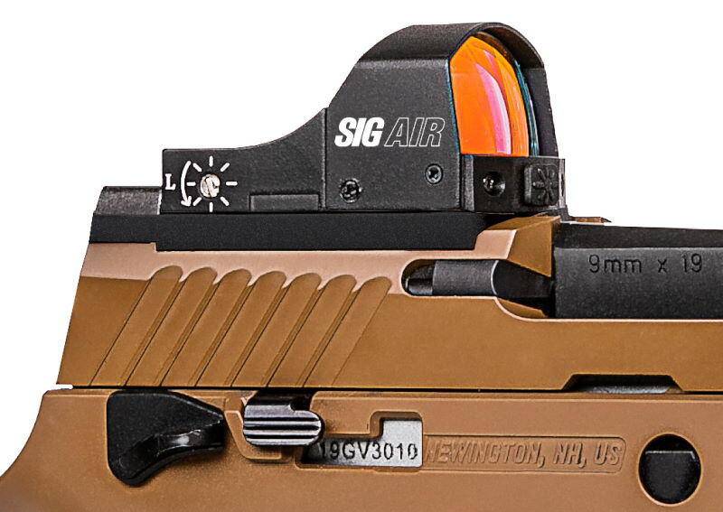 Sådan ser sigtet ud monteret på en M17/M18 pistol