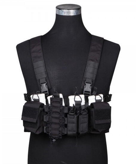 En chest rig er perfekt til hvis man sveder meget, eller har skal køre i bil med gear på