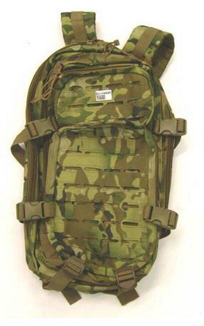 Denne rygsæk kommer med en yderside der er blevet lasercuttet