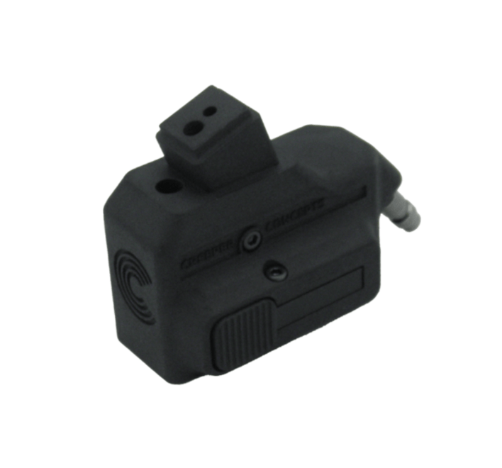 Dette er en HPA adapter, som gør det muligt at benytte M4 mags i sin Glock/AAP01