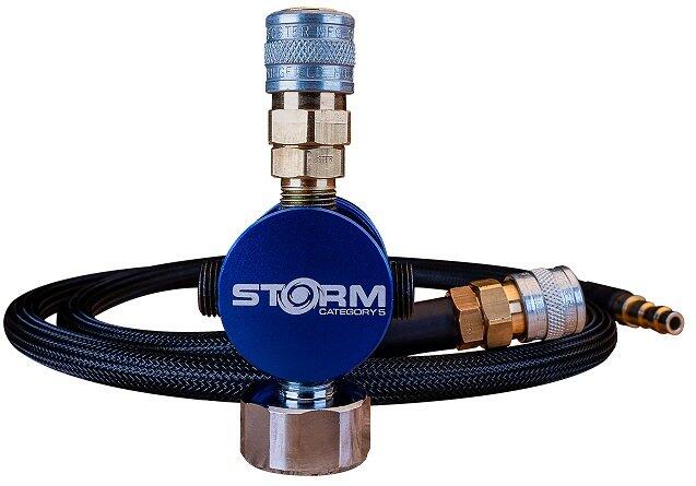 HPA tank regulator til HPA våben, passer på HPA pack 0.8L tank + FlaskeRegulator + HPA regulator + US Slange