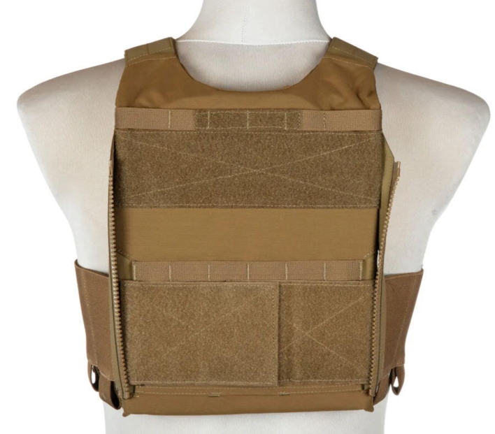 Velcro til patches findes på for, og bagsiden