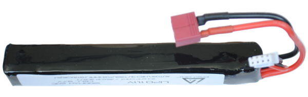 Dette batteri har en spænding på 11,1 volt