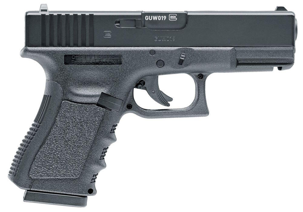 Pistolen her er officelt licenseret fra Glock