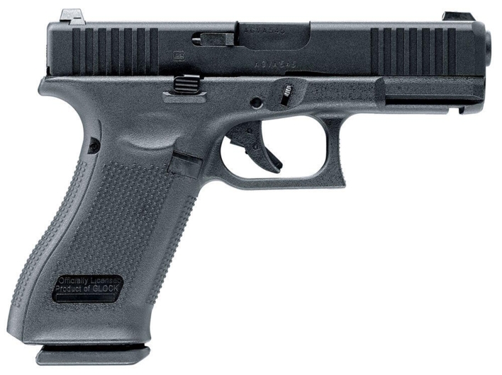 Slæden på denne pistol er metal, hvor loweren er polymer (ligesom den ægte)