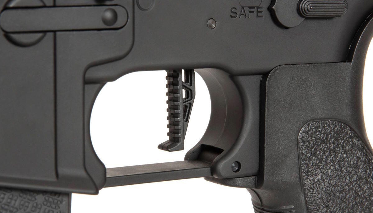 Specna arms Edge serien kommer med en flad optisk aftrækker