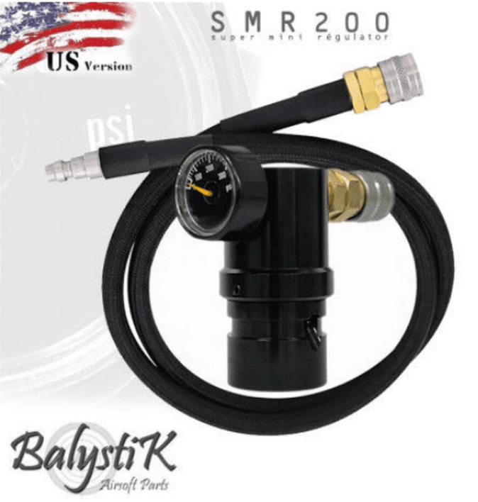 Denne regulator kommer inkluderet med en slange