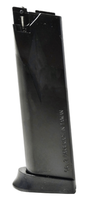 Dette magasin passer til Taurus 24/7 hpa manuel pistol, og har en kapacitet på 25 kugler