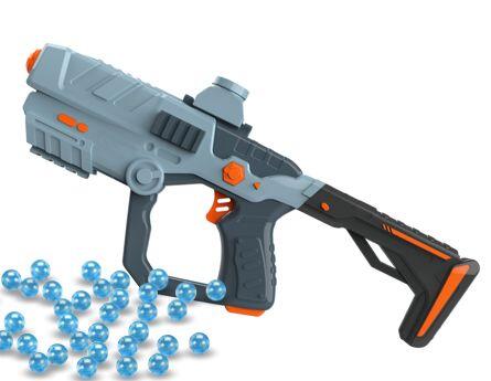 Denne kompakte Gel blaster SMG har en umådeligt god rækkevide på hele 20-30m