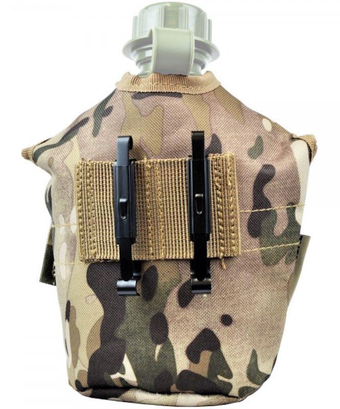 Lommen kan monteres på diverse molle/bælter