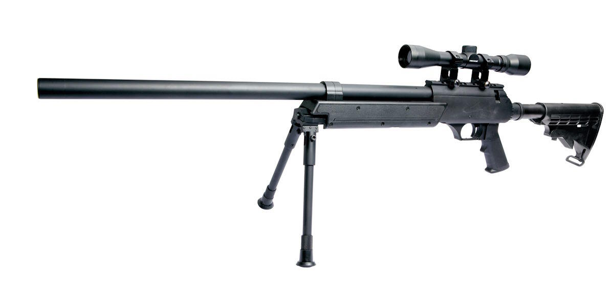 Riflen skyder hele 135 m/s ud af boksen