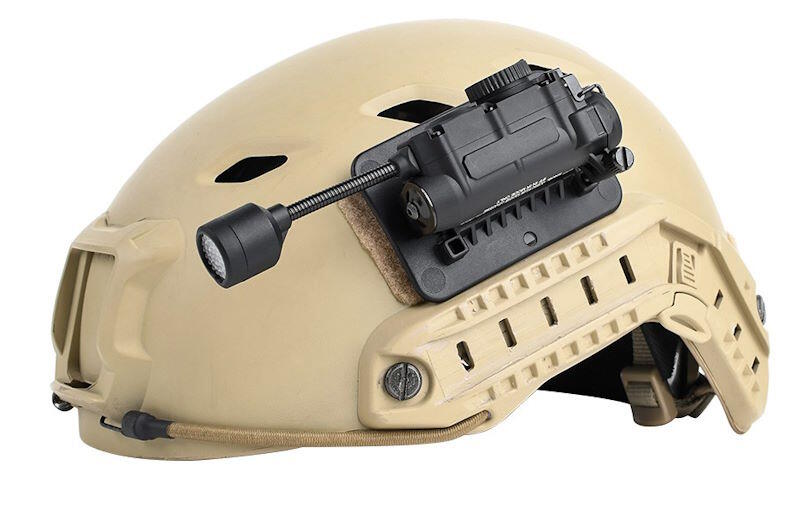 Dette er en af montage muligheder til hjelm (Hjelm er ikke inkluderet)