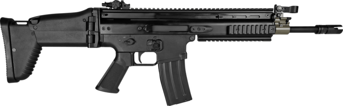 Eksternt kommer riflen i nylon og metal