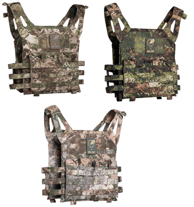 Her kan man se alle farverne til denne JPC vest