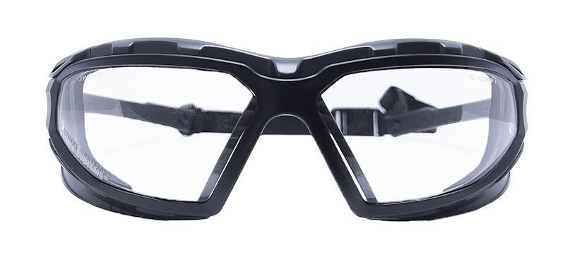 Selve brillen har ANSI/ISEA Z87.1+ High Impact rating, som gør dem helt sikre imod hardball kugler