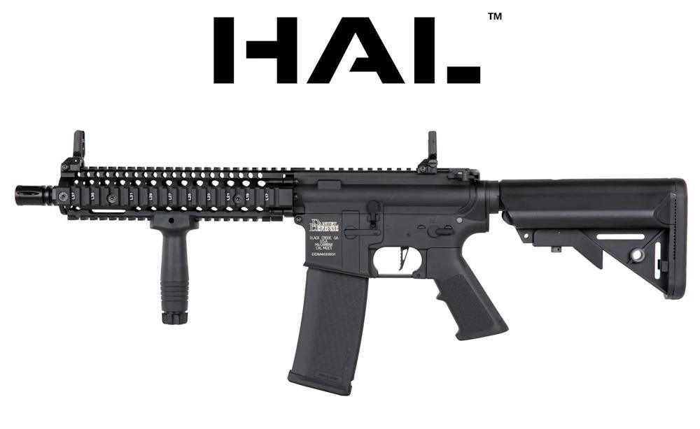 Denne riffel kommer med HAL etu mosfet installeret allerede fra fabrikken