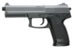 Softgun Pistol, MK23 Socom, sort med lyddæmper