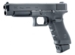 Vildt fed hardball Glock 34 pistol med autentiske markeringer