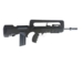 Flot fransk nylon fiber Famas F1 softgun gevær med dens fede bullpup desgin
